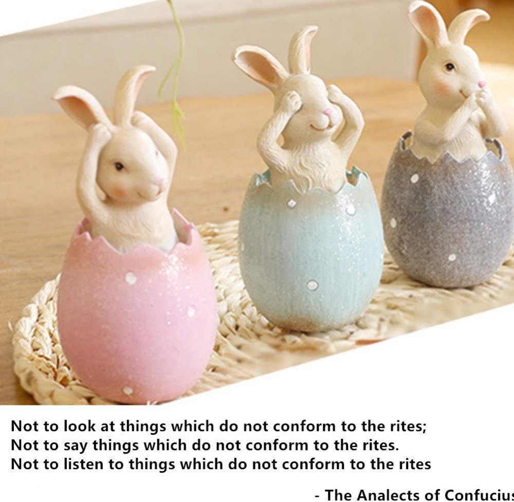 Decorazioni per coniglietti in resina Spring Pasqua Decors