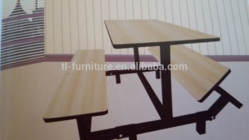 School dining table with chair