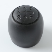 Black Leather Gaiter Boot Cover and Gear Shift Knob for Fiat 500/500c 2007-2013 and Panda 2003-2012