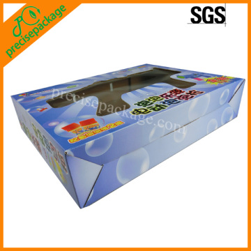 Paper window display packaging box for toy