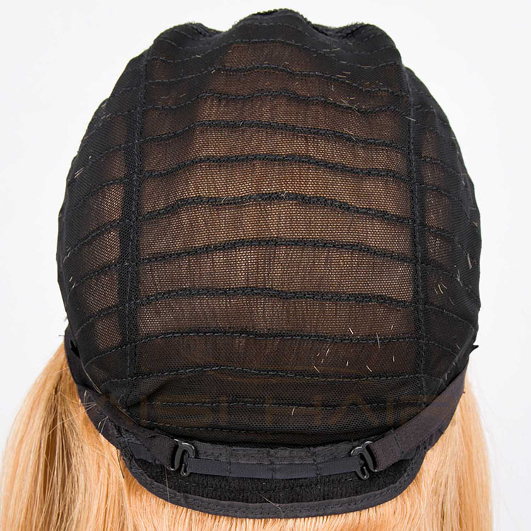 Aisi Hair Wholesale Price 100% Human Hair Hand Tied Wig , 613 Short Blonde Wig