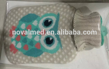 Hot sale reusable hot water bag with knitted cover