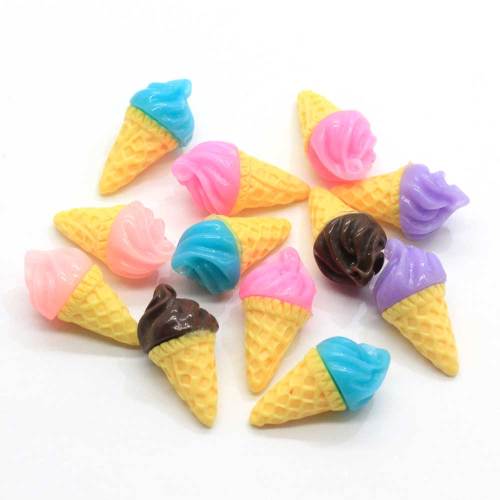 Nuovo Kawaii 100 Pz / lotto Resina Carino Estate Dolce Flatback Cabochons Casa delle bambole Giocattoli Abbellimenti artigianali per capelli Bow Centers fai da te