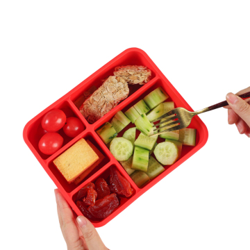 5 compartment lunch box food storage container