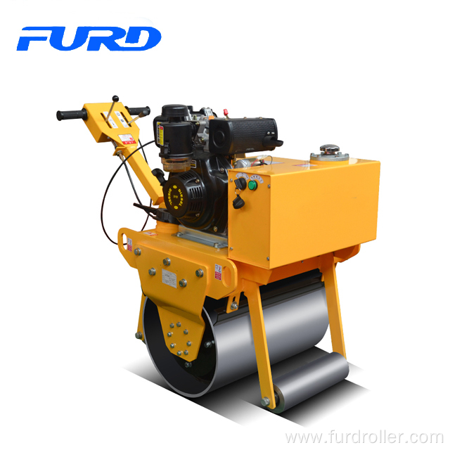 walk behind single drum diesel engine mini asphalt roller compactor (FYL-600C)