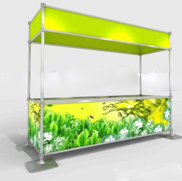 Clipping exhibit displays|Quick show stand|Portable trade show display