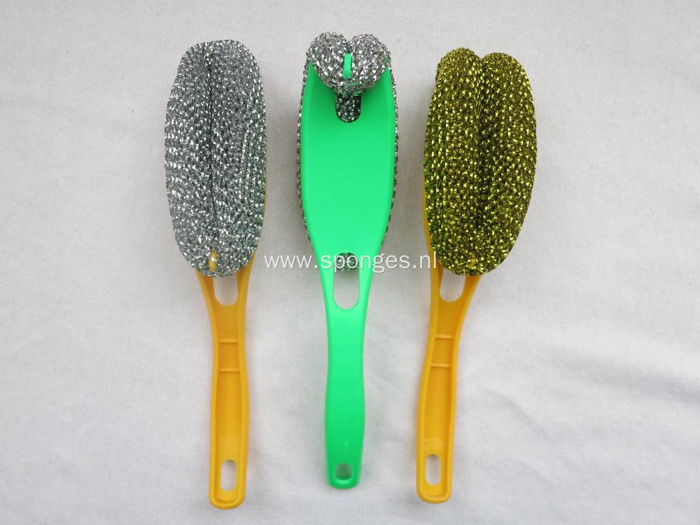 Durable steel wire kitchen cleaning brush