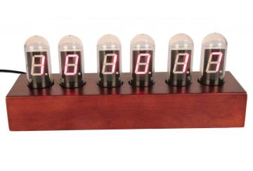 Nixie Tube Digital Clock with Rectangular Light Bulb