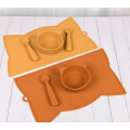 Pas niet -slip Silicone Cat Kids Placemat aan