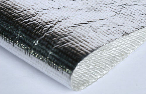 High Temperature Fiberglass Cloth Coated Aluminum , 0.5 - 6mm Thickness