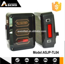 Black flashing lamp tail light covers smoke hood light for auto cars in 2017