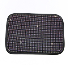 Shimmering Lady's Safety Accessories: Seat Belt, Interior Decorations, and Luxury Touches with Bling Rhinestones