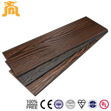 fiber cement wood grain exterior wall planks