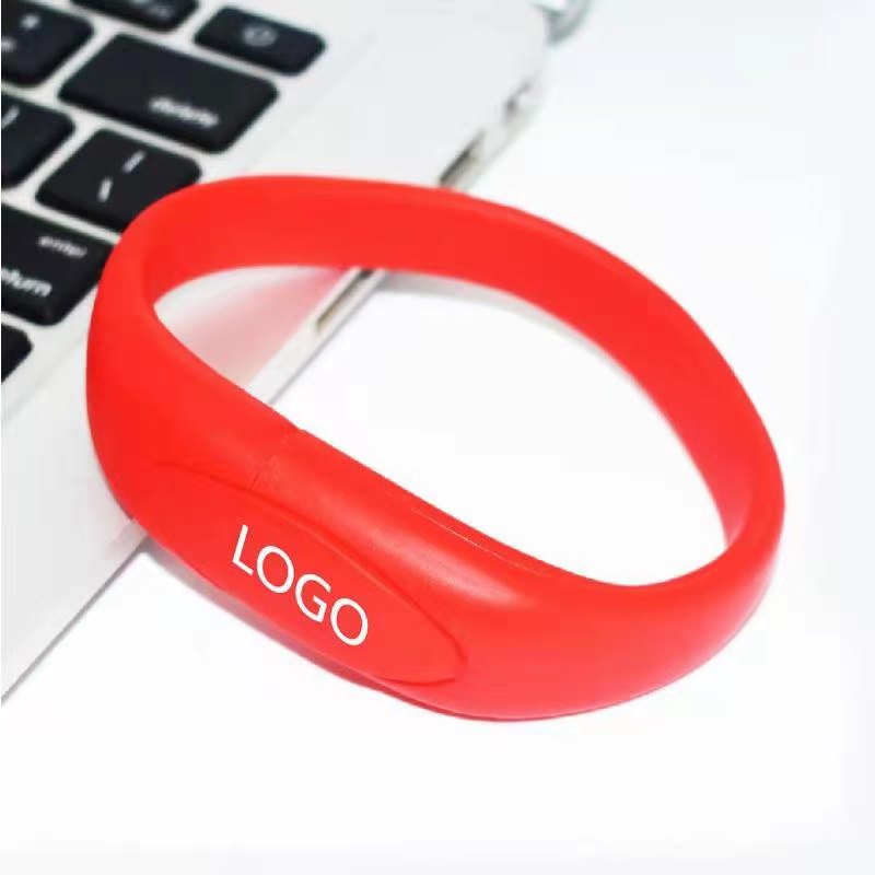 Unidad de pulsera de palanca de memoria USB multicolor portátil