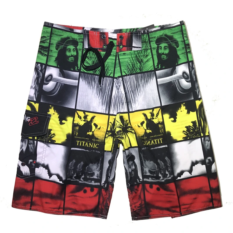 Wholesale Hawaii Board Man Contrast Swimming Trunks Board Shorts