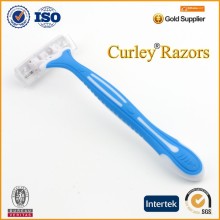 Competive Price Triple Blade Razor with Lubricating Strip