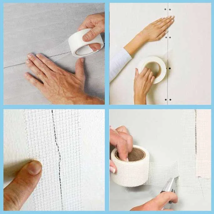Fiberglass Self Adhesive Scrim Tape Used for Wall Gap Joint