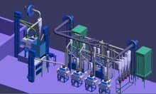 20 T maize milling machine with roller mill