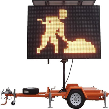 LED Construction Information Sign