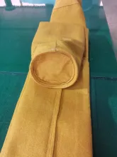 Non woven fiber PTFE impregnated PPS bag filter
