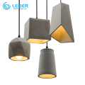 LEDER Dekorative Best Concrete Hanglampen