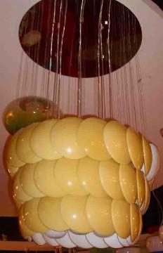 Glass materi modern hanging lamp