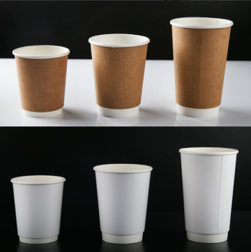 8oz 12oz 16oz Disposable Double Wall Paper Cup