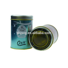 christmas cookie tins round plastic window tin for milk promotion