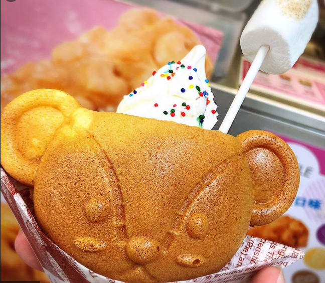 Bear shape waffle cone maker taiyaki machine