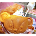 Bear shape waffle cone maker taiyaki machine