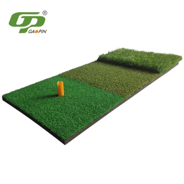 Tapis d&#39;entraînement tricolore pour les frappes de golf