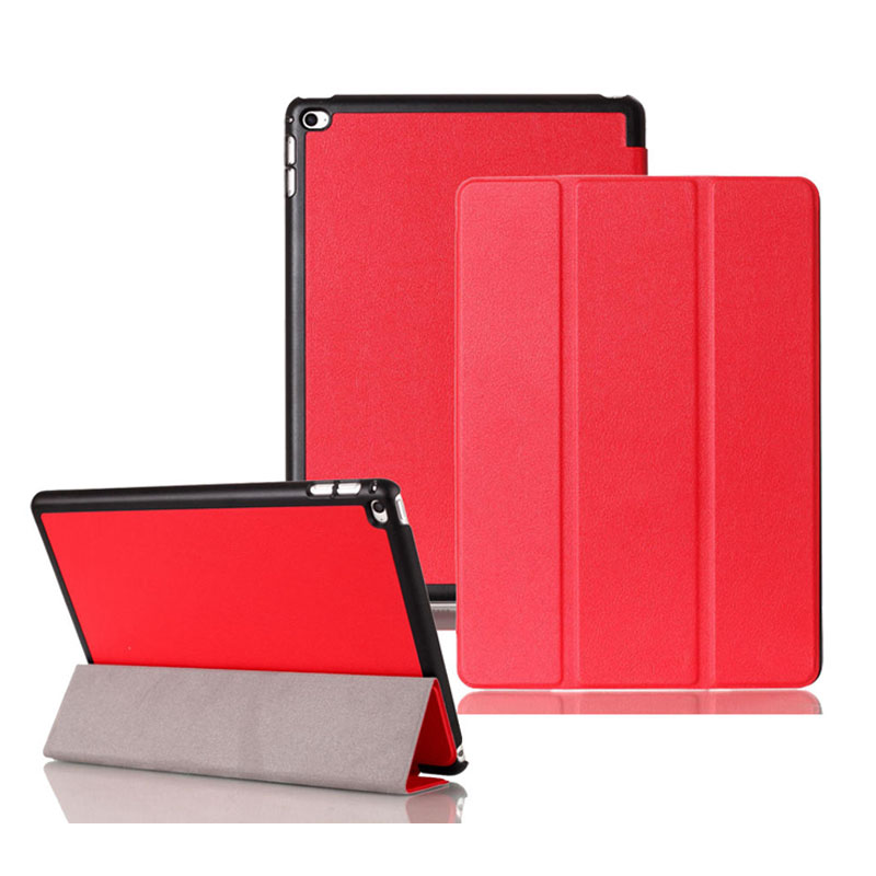 Tri-Fold Ultra Slim Magnetic Protective Leather Case for iPad Air 2