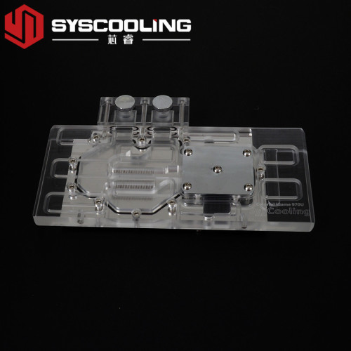 Syscooling nuovo blocco acqua grafico trasparente GTX960 gpu raffreddamento ad acqua ad alte prestazioni