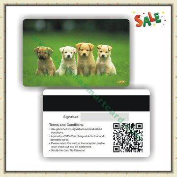 lively ainimal plastic PVC card