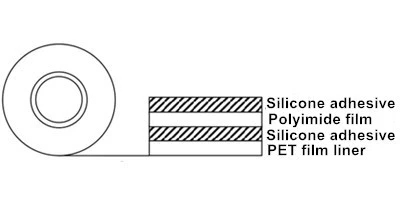 Electrical Industry Protection Single Adhesive Heat Resistant Polyimide Tape