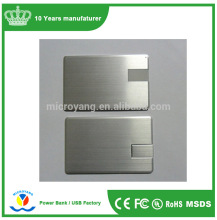 Promotion Custom Metal Business Card USB flash Drive