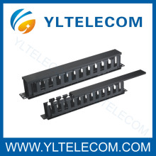 19 Inch Cable Manager with Metal Cover