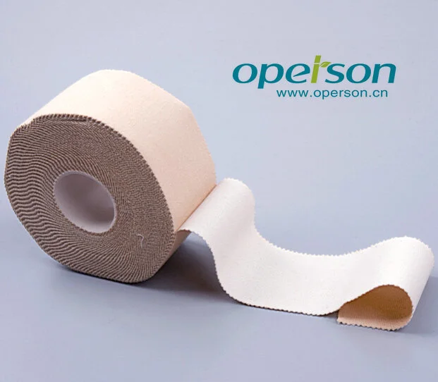 Rigid Adhesive Sport Tape Coated with Zinc Oxide