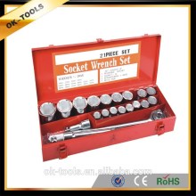 OK-tools New 21PCS mini aluminum box handy socket tool sets