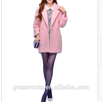 2014 autumn winter new designs fashion woolen overcoats for women ,ladies' woolen coat