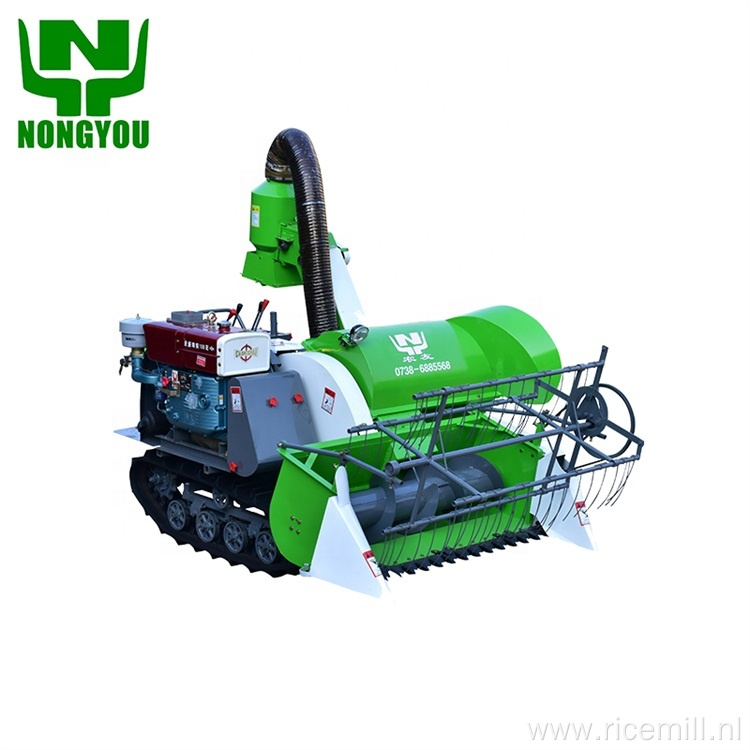 Paddy light weight combine rice harvester