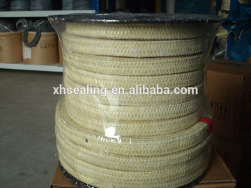 pure PTFE Packing with kevlar/aramid corners