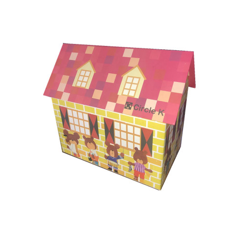 Cardboard house shape display box for packaging toys