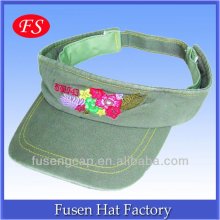 customized wide popular Visor sun protection hats/useful visor caps