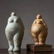 Office decoration abstract fiberglass figure statue