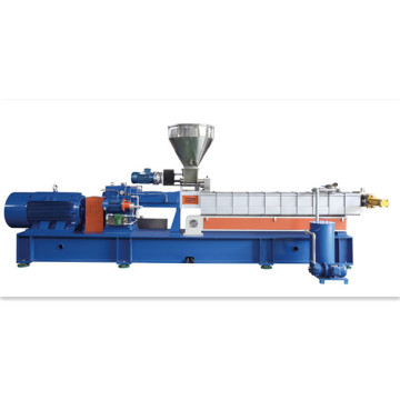 Plastic extruders with parallel twin screw