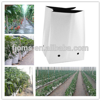 100% virgin white and black poly growing nursery bags