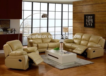 Recliner Sofa China/Made In China Leather Sofa/Combination Recliner Sofa LS908