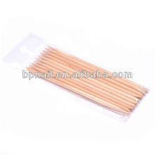 clean tool wooden nail stick,orange wooden stick