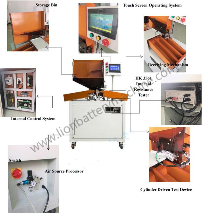 18650 Battery Sorting Machine For Lithium Cell Pack Production, High ...